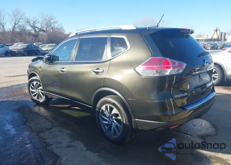 2015 Nissan Rogue Sl z USA, uszkodzony, nr VIN 5N1AT2MV7FC779526